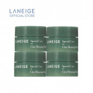 [HB GIFT] Bộ 4 Mặt nạ ngủ dưỡng ẩm LANEIGE Cica Sleeping Mask 10ML